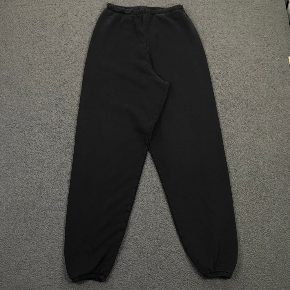 Joah Brown Sweatpants Womens XS/Small Black Fleece High Rise Joggers Lounge